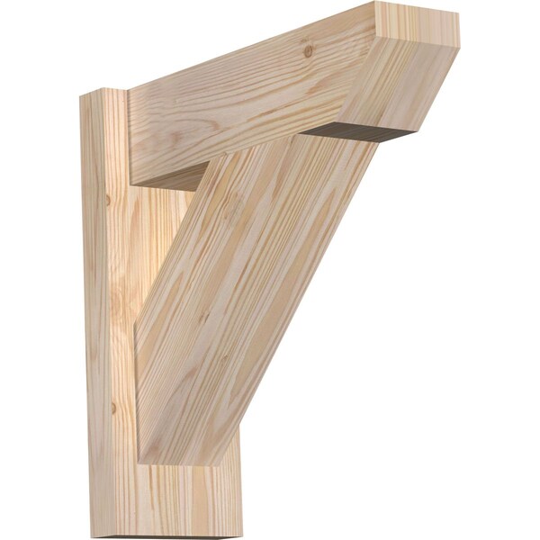 Ekena Millwork Traditional Slat Smooth Outlooker, Douglas Fir, 5 1/2"W x 16"D x 16"H OUT06X16X16TRA06SDF - main